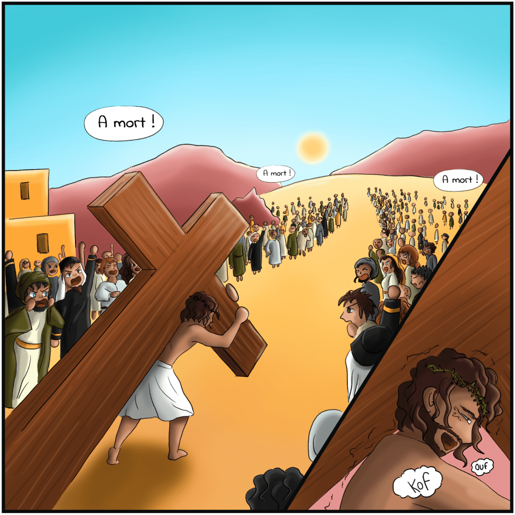 La mort et résurrection de Jésus – 1 Jésus porte sa croix