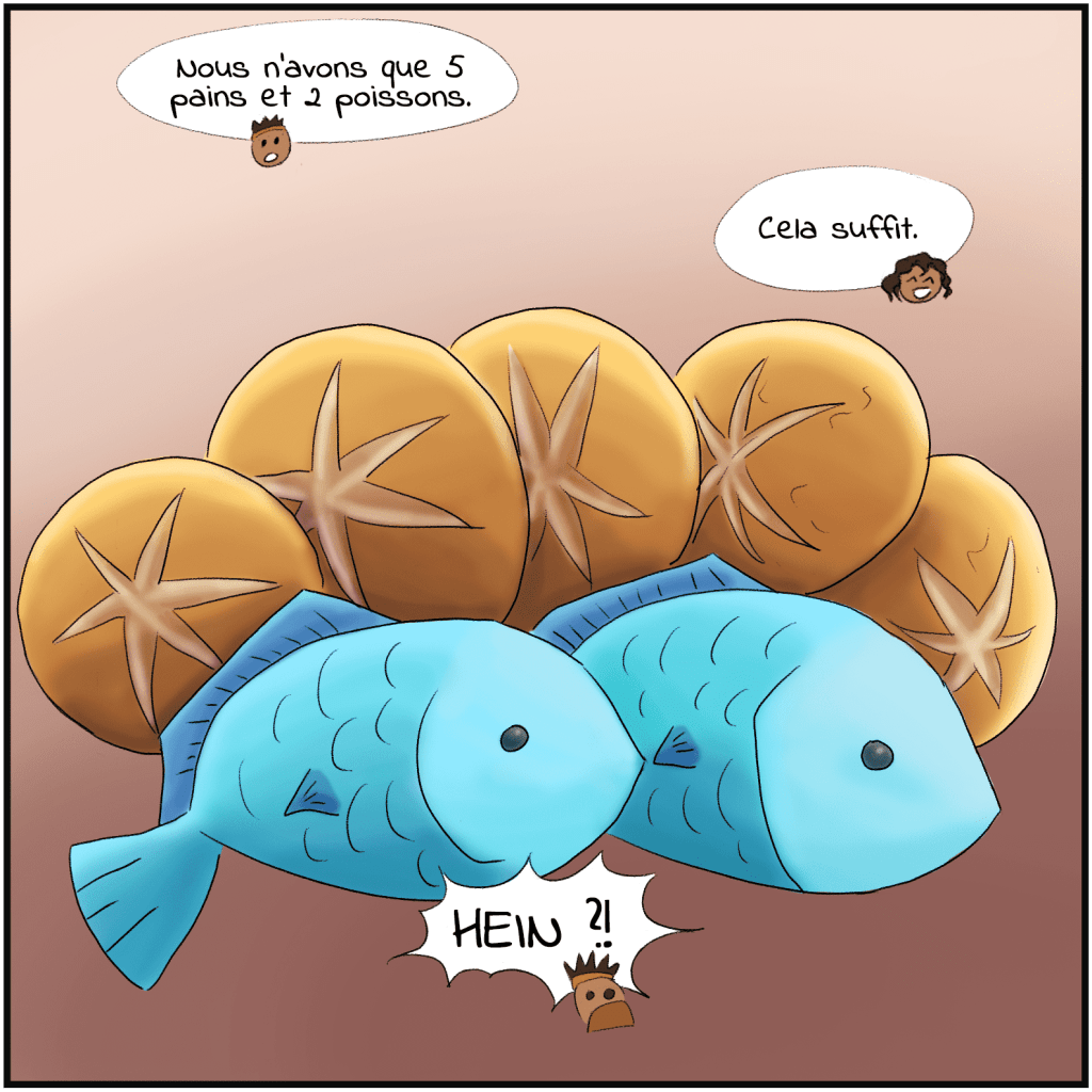 Jésus multiplie les pains et les poissons – 5 Jésus multiplie les pains et les poissons - Bande dessinée